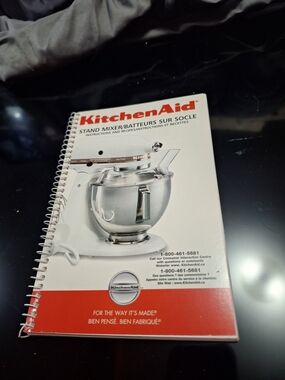 Vintage 2002 KitchenAid Stand Mixer Instructions & Recipes Manual - Bundle3for30